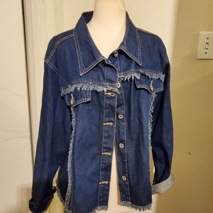 Ashley Stewart Denim Jacket, size 22W